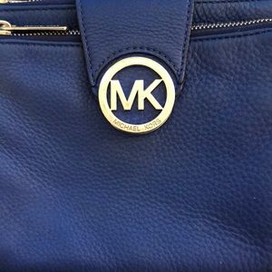 Blue Michael Kors Cross Body Bag
